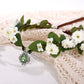 Handmade White Flower Crown: Rose Fairy Headband