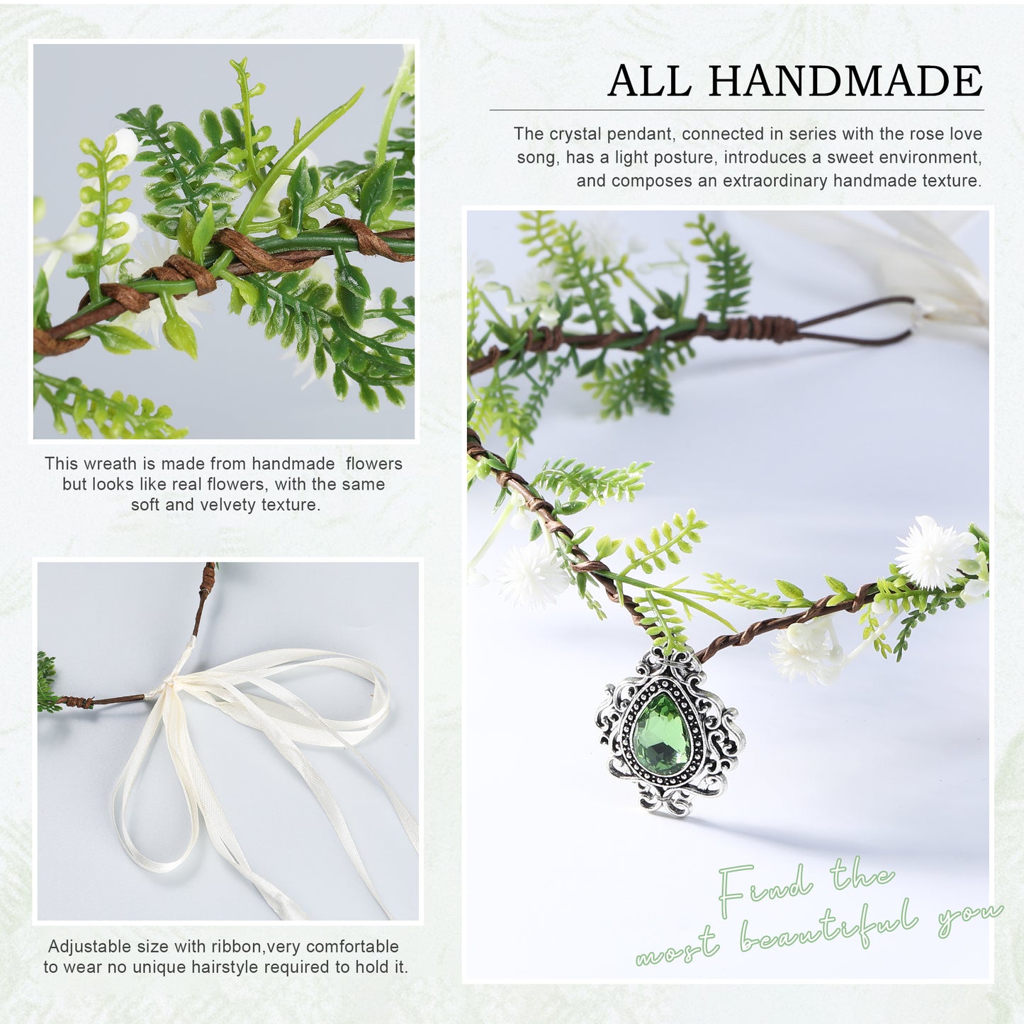 Woodland Flower Crown: Elf Florla Headband