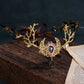 Dark Moon Elven Circlet Crown: Woodland Forest Elf Headpiece