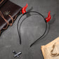 MOSTORY Red Devil Horns Headband - Handmade Horn Headband