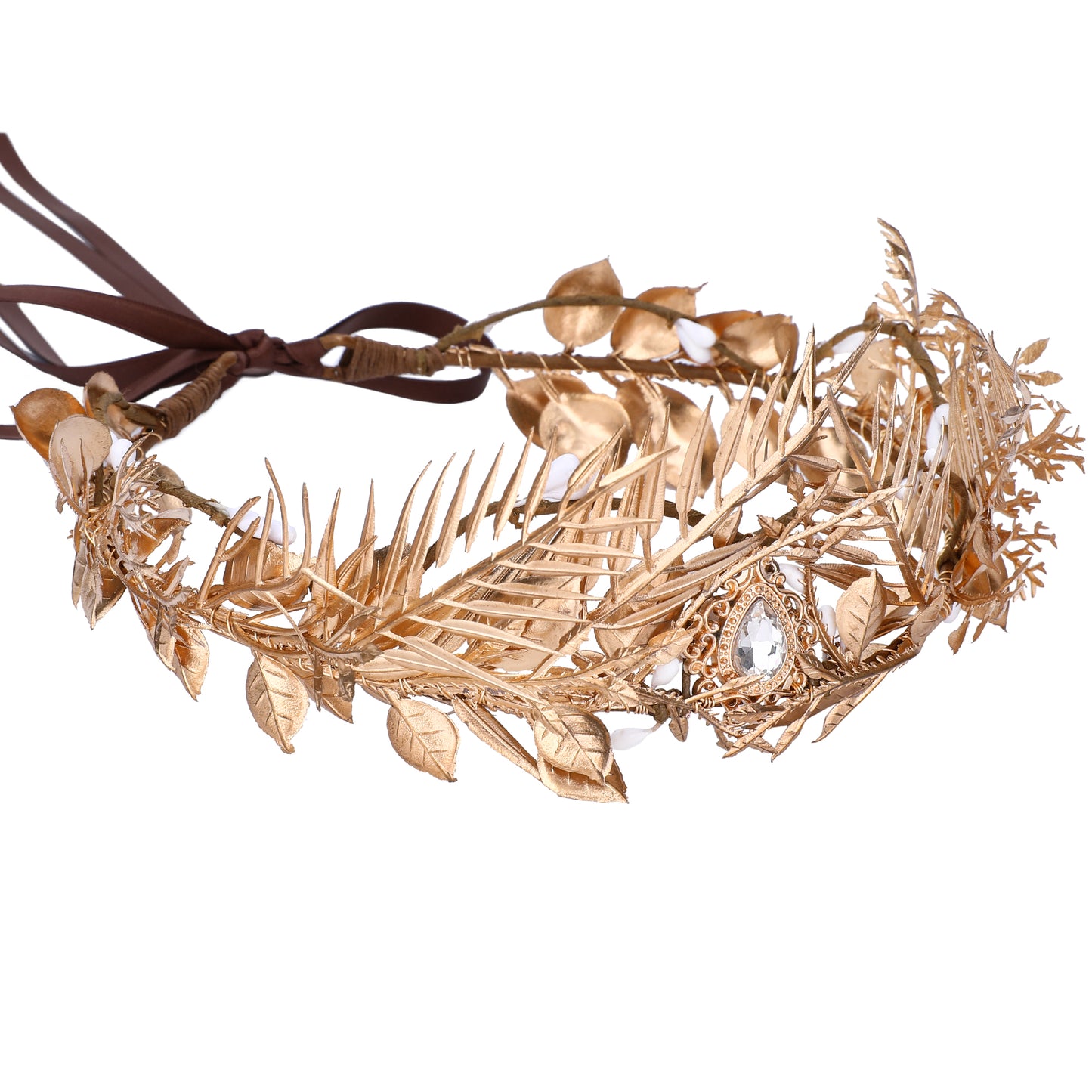 Handmade Golden King Crown with Branches Gold Twigs