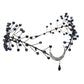 Black Gothic Elf Crown - Dark Elf Circlet Hairband Goth Medieval Crown