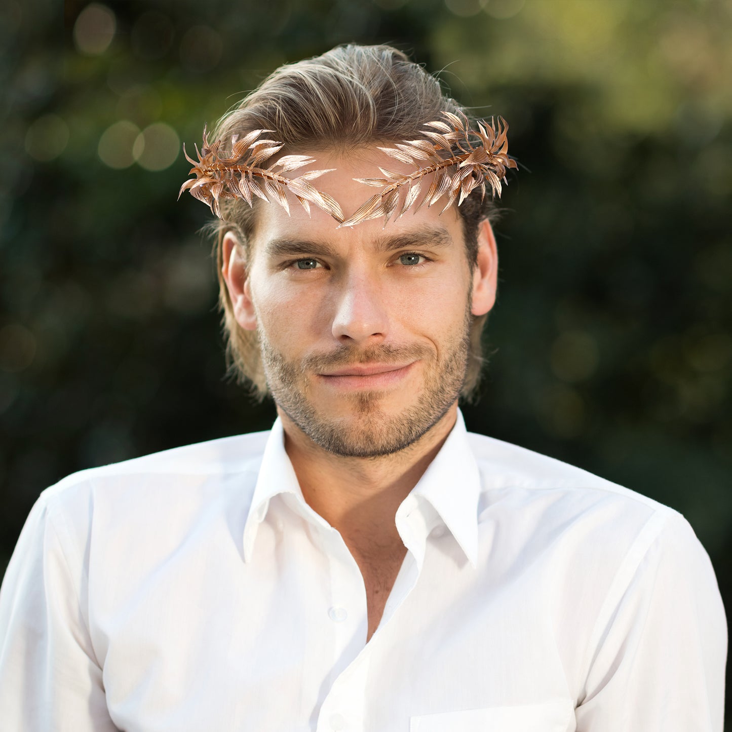 Handmade Greek God Crown: Men's Wedding