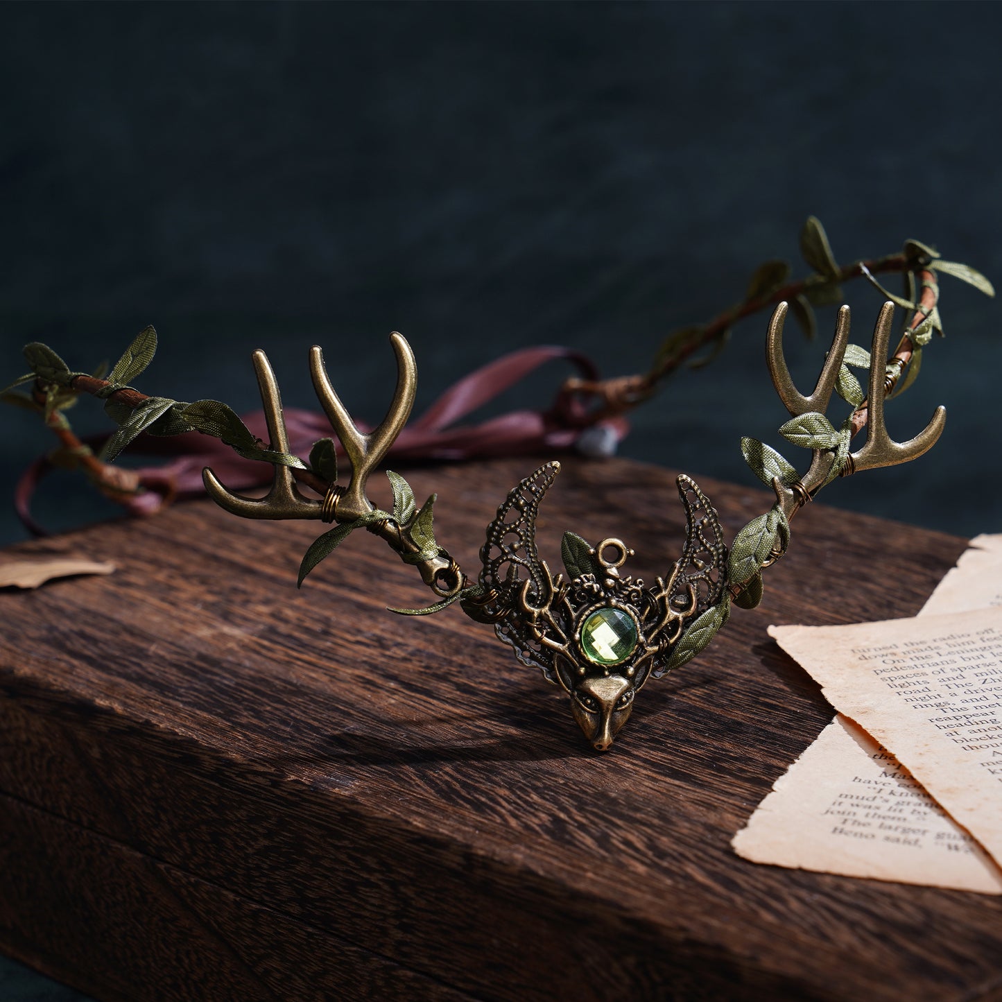 Deer Antler Crown: Forest Elf Headpiece