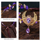 Woodland Moon Branch Headband: Amethyst Rhinestone Fairy Crown