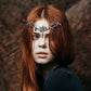 Woodland Crown Black Leaf: Goddess Tiara Headband, Fairy Queen Halo