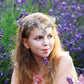 Purple Woodland Floral Elf Headpiece