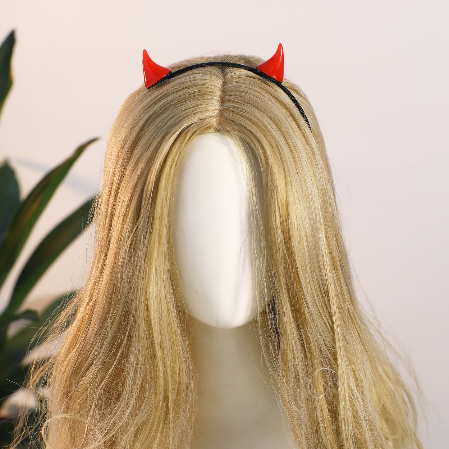 MOSTORY Red Ox Horns Headband - Handmade Demon Horn Headband