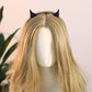 MOSTORY Red Devil Horns Headband - Handmade Horn Headband with Clips Demon Hairhoop Gothic Horn