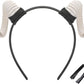 MOSTORY White Sheep Horns Headband for Men & Women