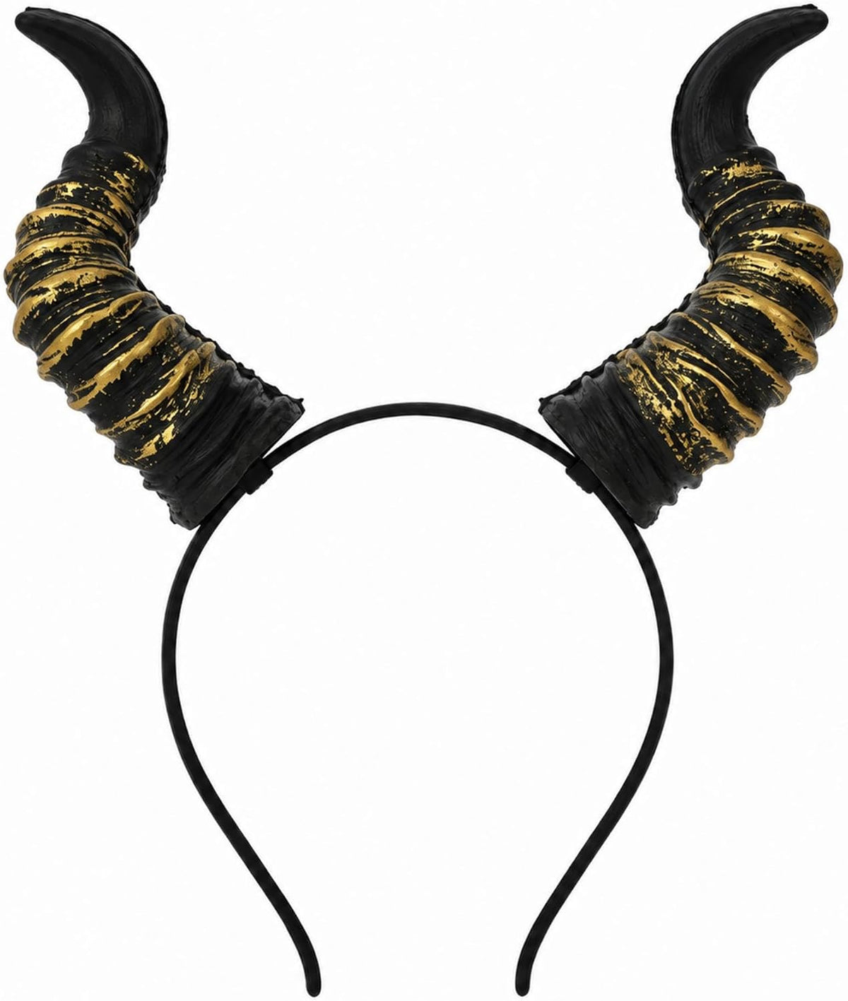 Black Devil Horns Headband – Detachable Demonic Cosplay Horns
