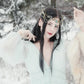 MOSTORY Medieval Elf Headpiece Gold Woodland Fairy Crown with Tassel