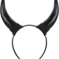 MOSTORY Black Devil Horns Headband - Detachable Demon Horns