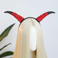 MOSTORY Gold Gothic Devil Horns Headband Halloween Costume Party