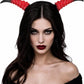 MOSTORY Gold Gothic Devil Horns Headband Halloween Costume Party
