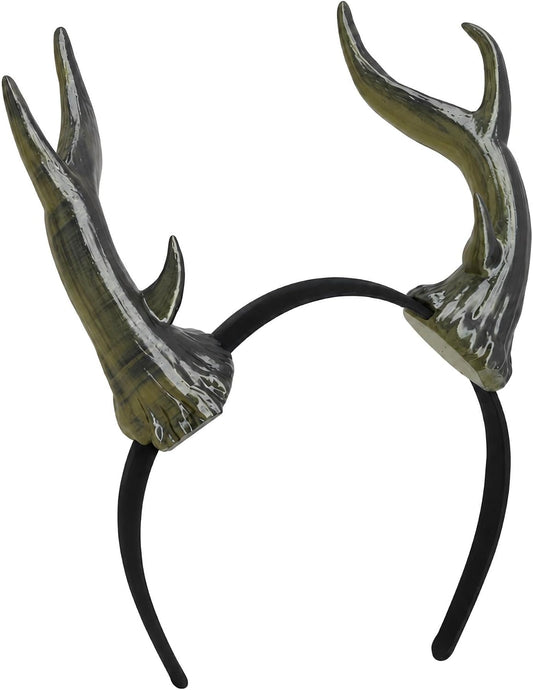 MOSTORY 3D Black Bronze Dragon Devil Horns Headband for Adult Cosplay