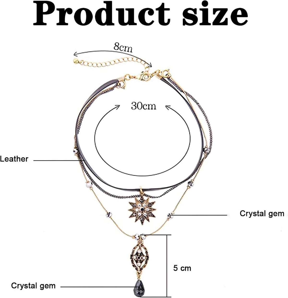 MOSTORY 4-Pc Renaissance Fairy Accessory Set for Women