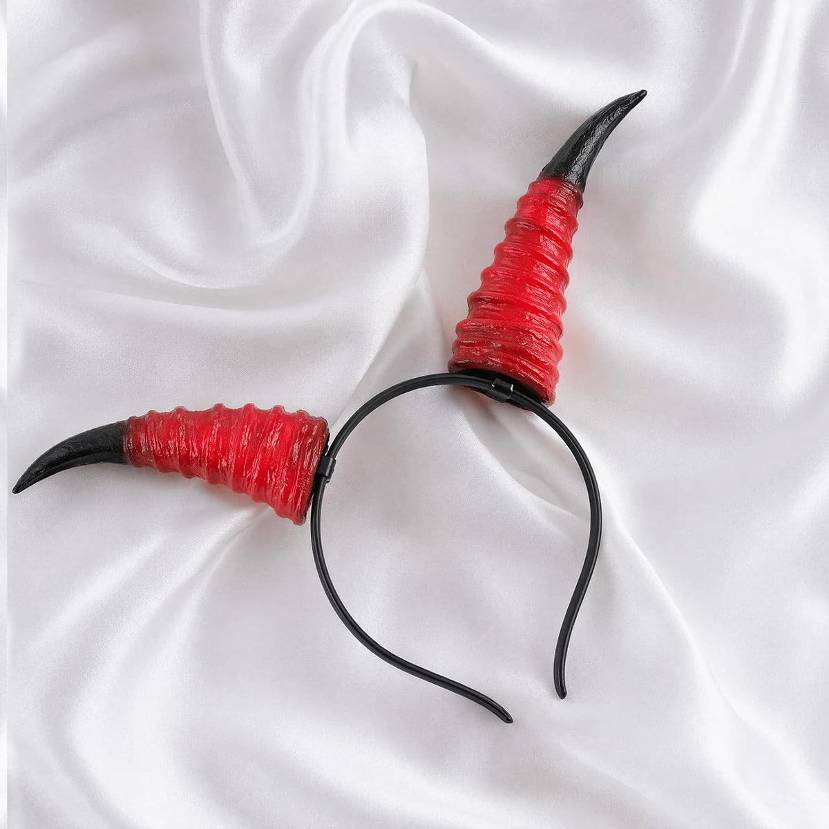 MOSTORY Gold Gothic Devil Horns Headband Halloween Costume Party