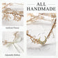 MOSTORY Gold Fairy Flower Crown - Renaissance Elf Circlet