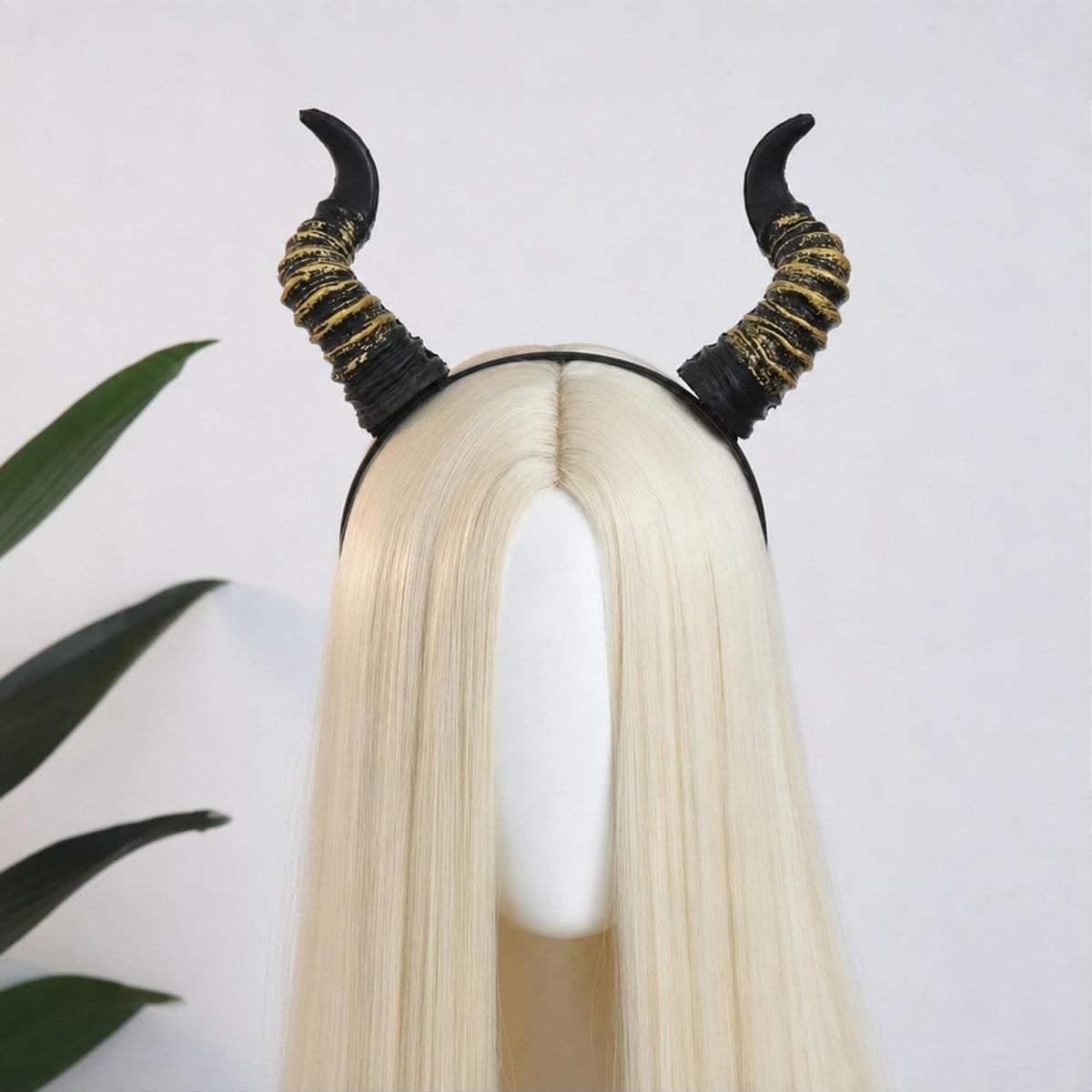 Black Devil Horns Headband – Detachable Demonic Cosplay Horns