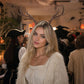 MOSTORY 3D Gold Deer Antlers Headband for Women Renaissance Cosplay