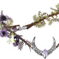MOSTORY Purple Elf Flower Crown for Women, Moon Elves Headpiece