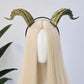 MOSTORY 3D Gothic Devil Horns Headband for Adult Halloween Cosplay