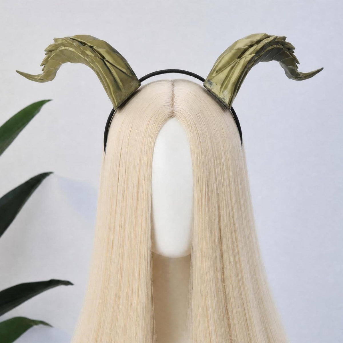 MOSTORY 3D Gothic Devil Horns Headband for Adult Halloween Cosplay
