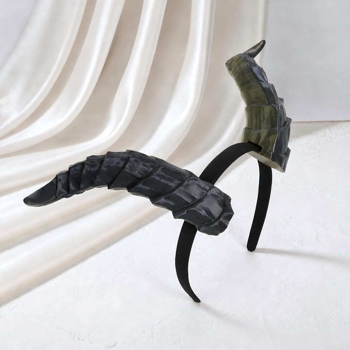 3D Devil Horns Headband for Adult Halloween Cosplay