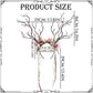 Deer Headband Elf Crown with Flowers & Butterfly