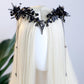 Gothic Witch Crown for Women, Elf Headpiece with Tassel & Raven