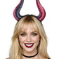 MOSTORY Black Devil Horns Headband – 3D Demon Cosplay