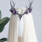 MOSTORY Gothic Flower Raven Crown, Goth Elf Circlet with Branch