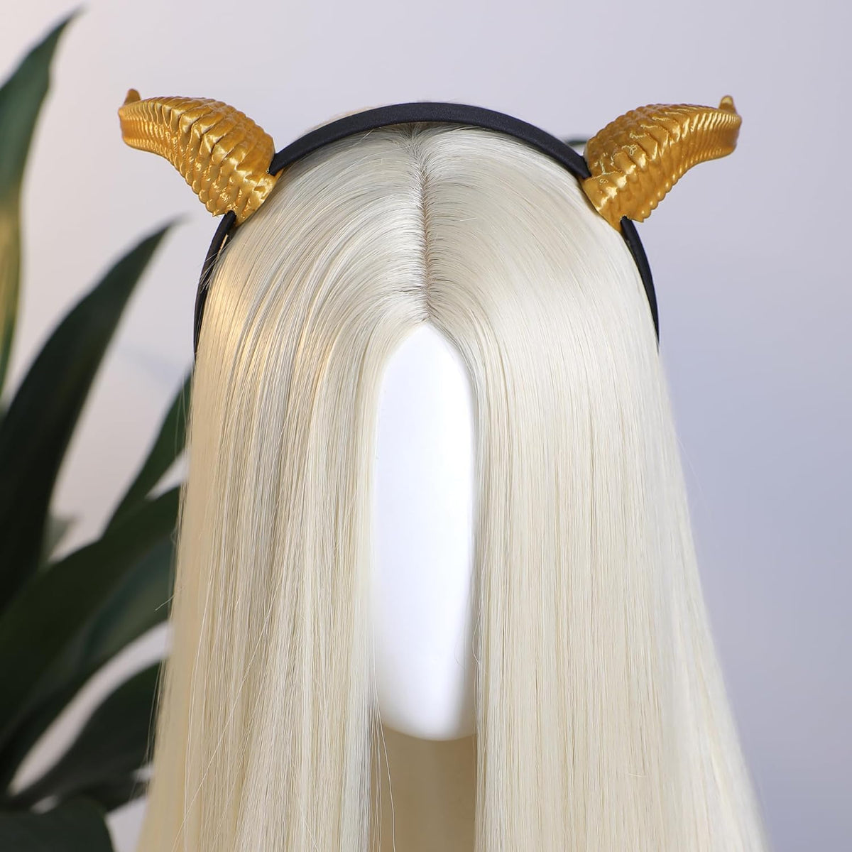 MOSTORY White 3D Horns Headband – Devil Ox Horn Cosplay