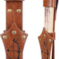 MOSTORY Brown Medieval Fan Holster with Ring Loop for Cosplay