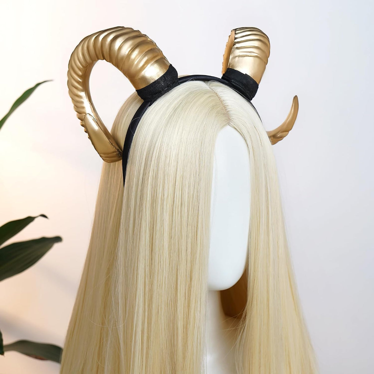 White Sheep Horns Headband – Detachable Cosplay Horns