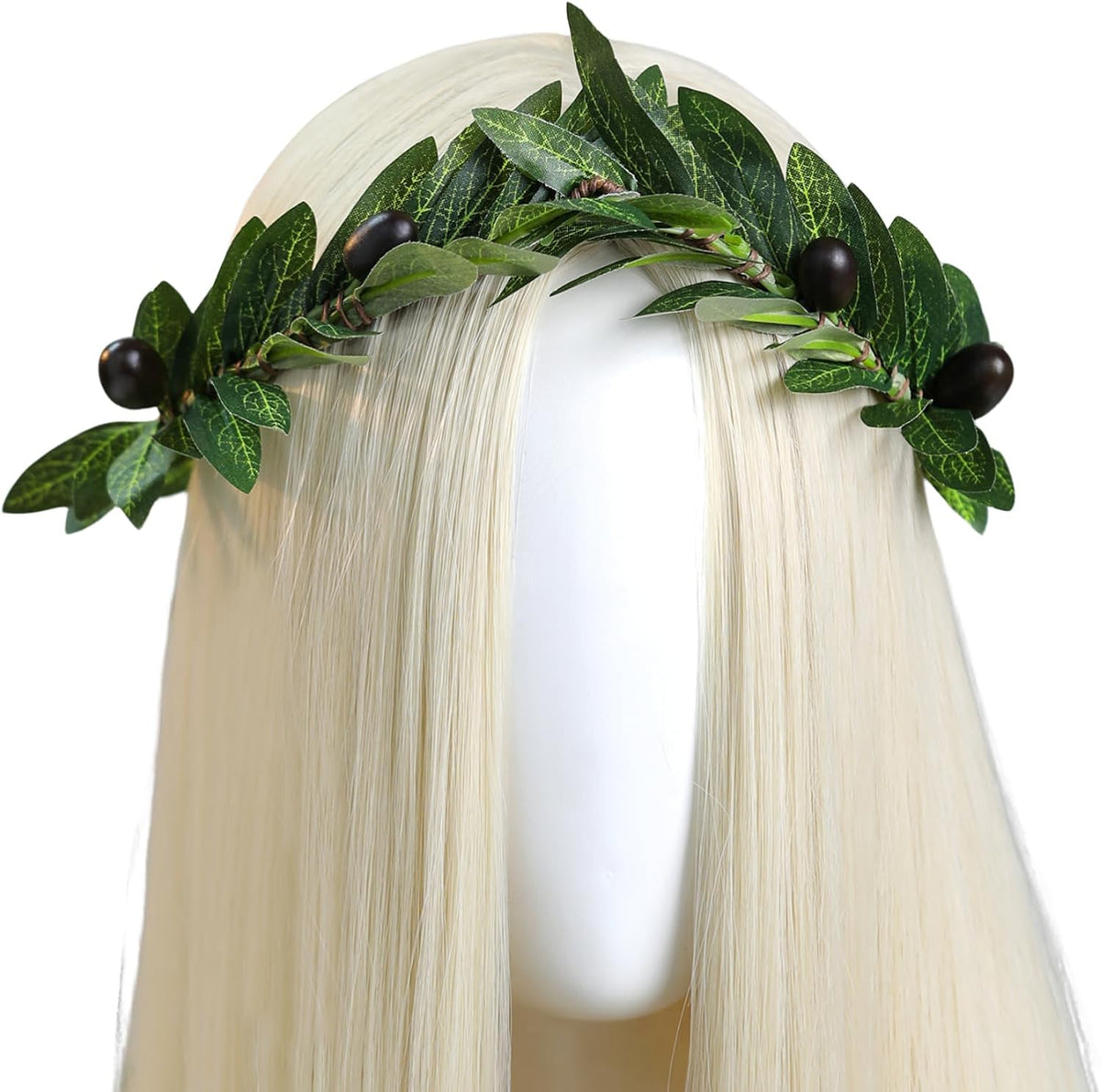 MOSTORY Oliver Leaf Laurel Crown – Green Greek Circlet