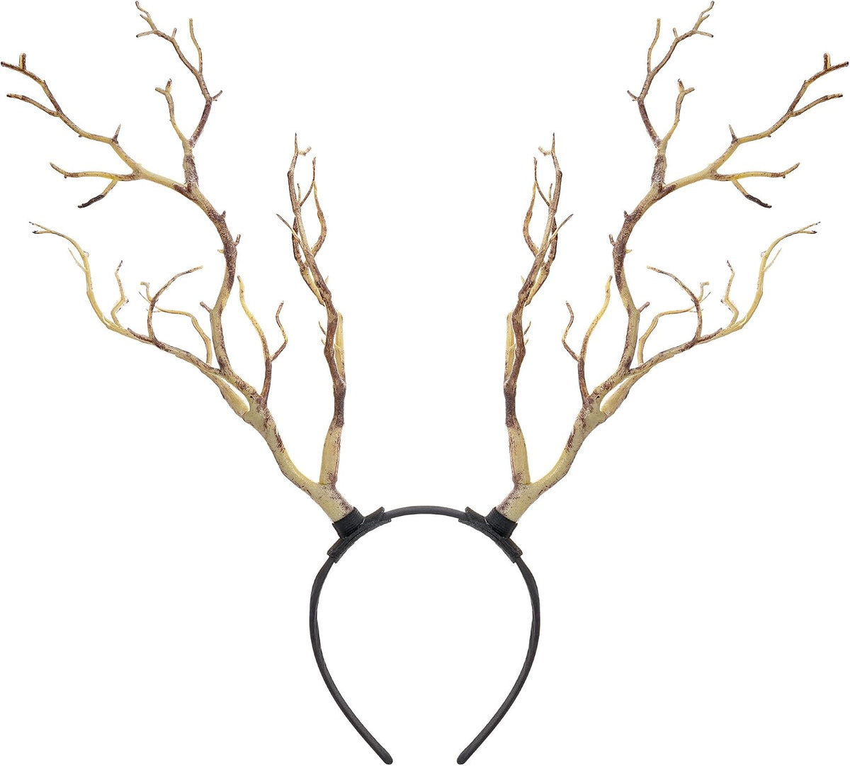 MOSTORY Antler Horns Branch Headband for Woodland Fairy Costume