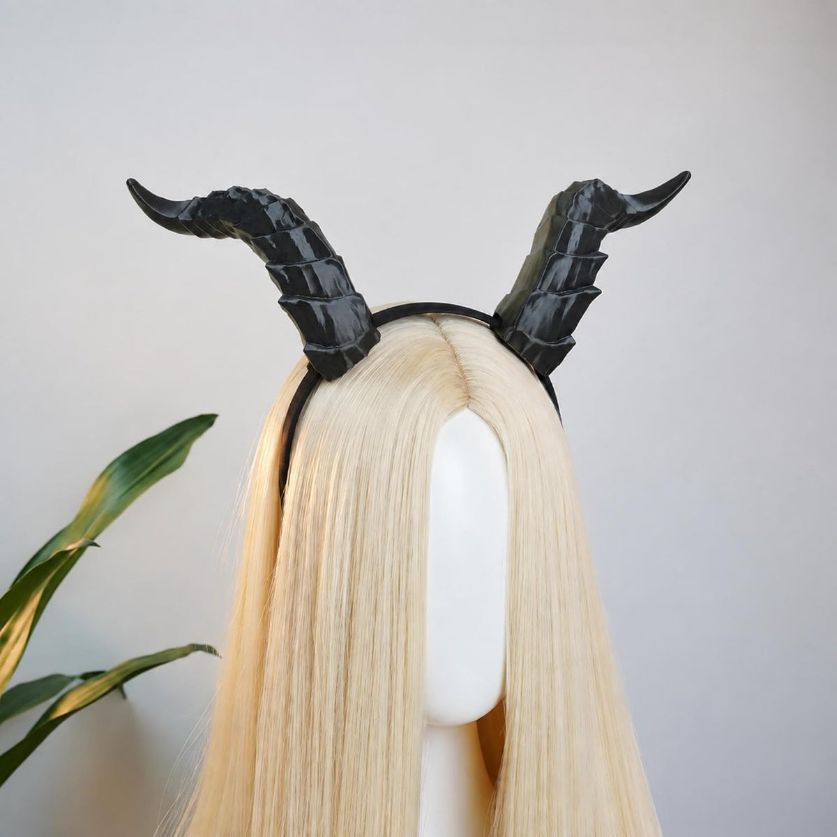 3D Devil Horns Headband for Adult Halloween Cosplay