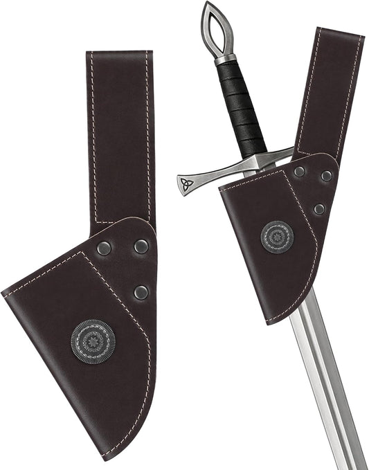 MOSTORY Brown Viking Sword Frog Holster