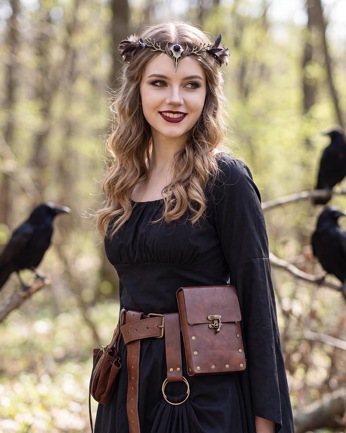 MOSTORY Medieval Accessories for Women Renaissance Renfaire Cosplay