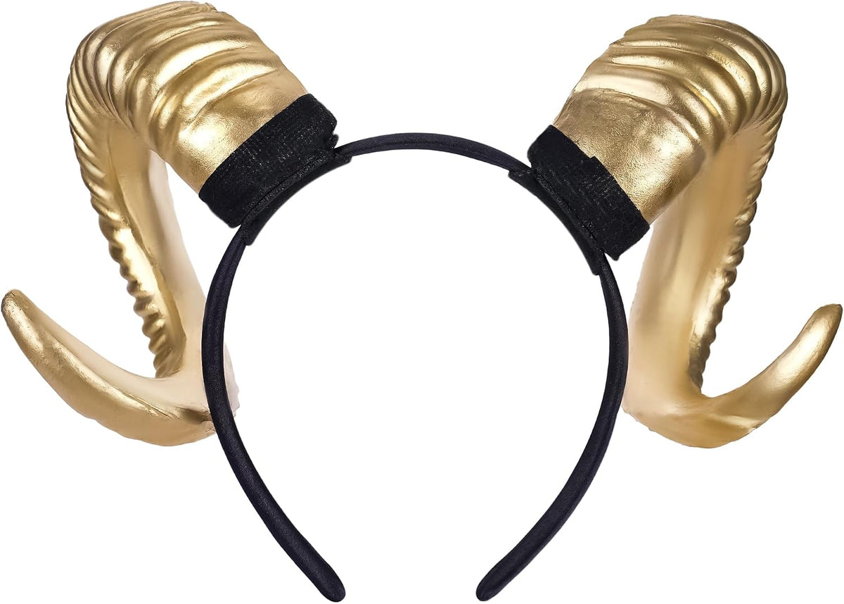 White Sheep Horns Headband – Detachable Cosplay Horns