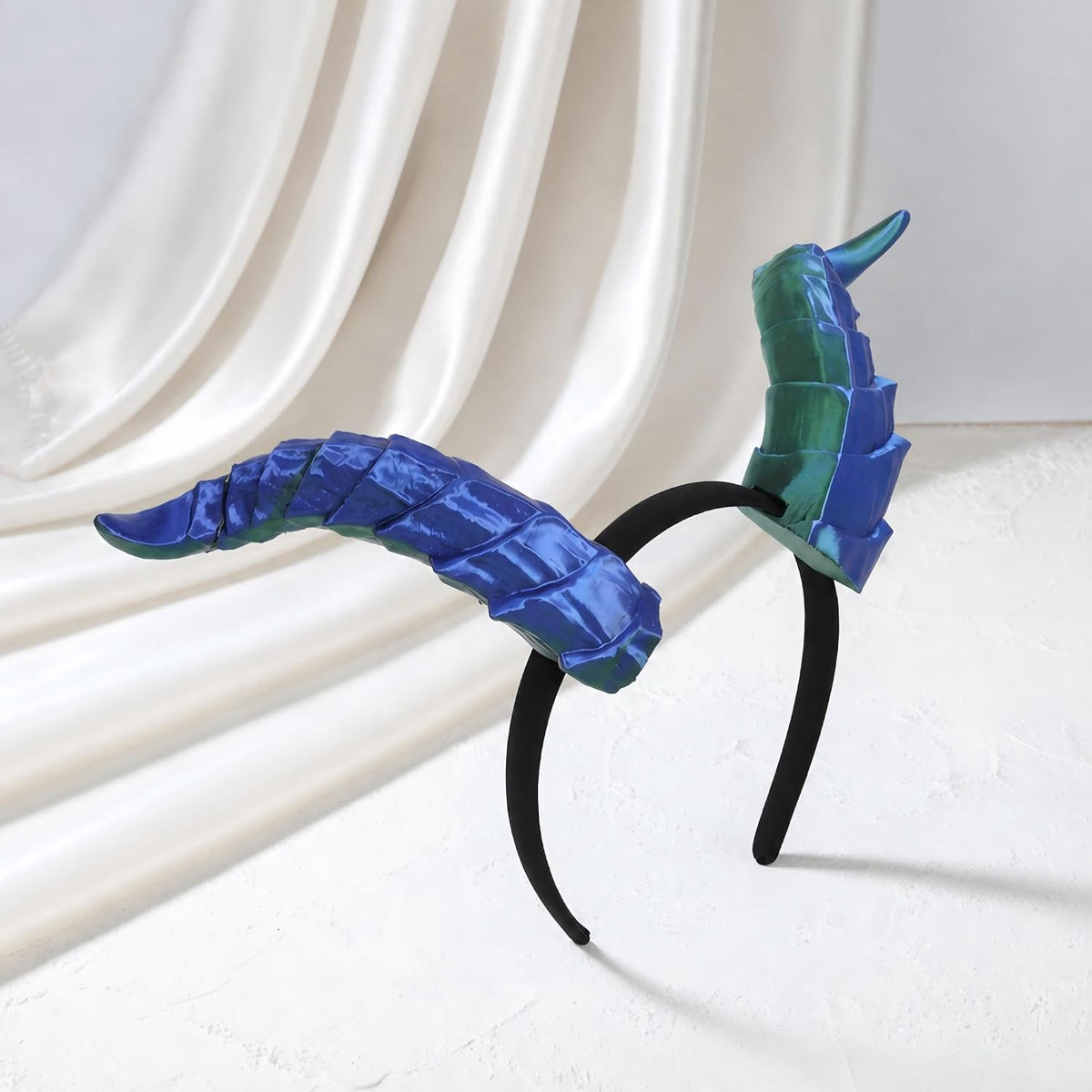 MOSTORY 3D Black Bronze Devil Horns Headband