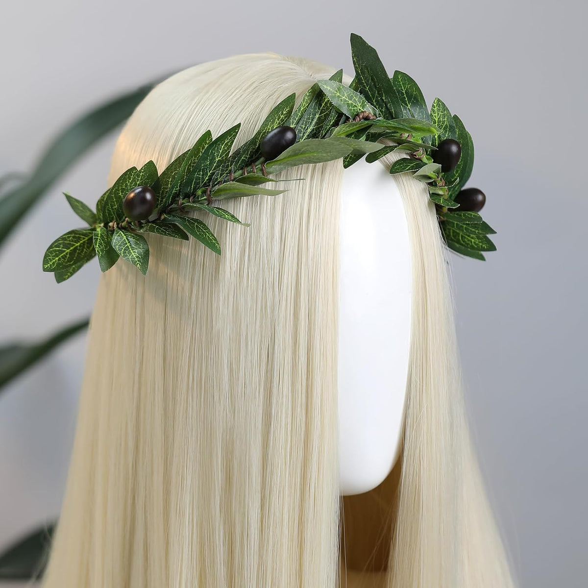 MOSTORY Oliver Leaf Laurel Crown – Green Greek Circlet
