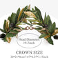 MOSTORY Gold Green Olive Leaf Laurel Wreath Headpiece
