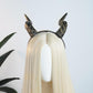 Black Dragon Horns Headband – Detachable Devil Horns for Cosplay