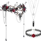 Dark Raven Gothic Accessories Set for Women