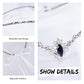 MOSTORY Handmade Black Rhinestone Fairy Elf Tiara
