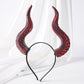 MOSTORY Dark Devil Horns Headband – Gothic Demon Horn Hairband