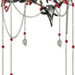 Witch Elf Crown Headpiece with Raven Beak & Tassels